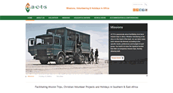 Desktop Screenshot of actsafrica.com